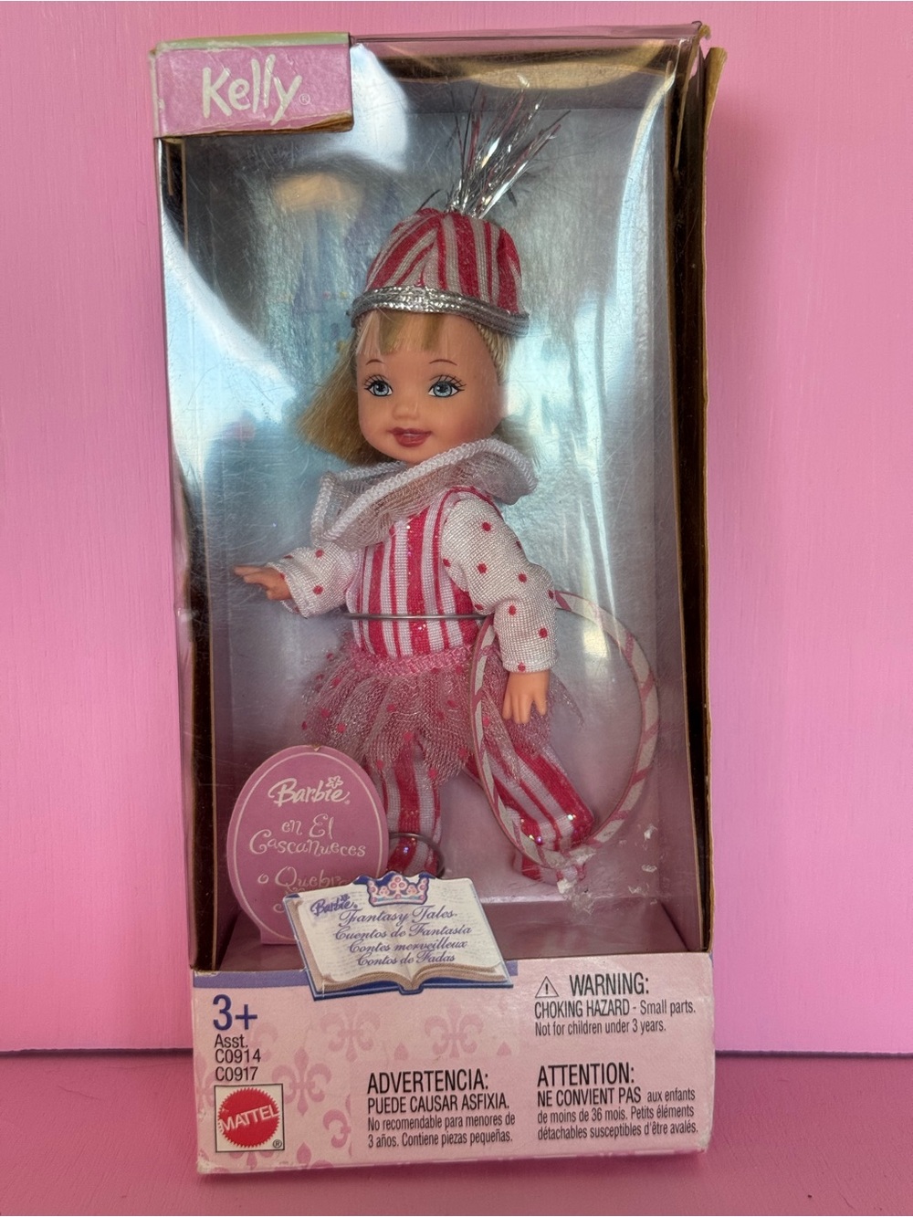 Mattel 2001 Kelly Nutcracker Peppermint doll
